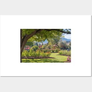 Penticton Rose Garden in Summer Posters and Art